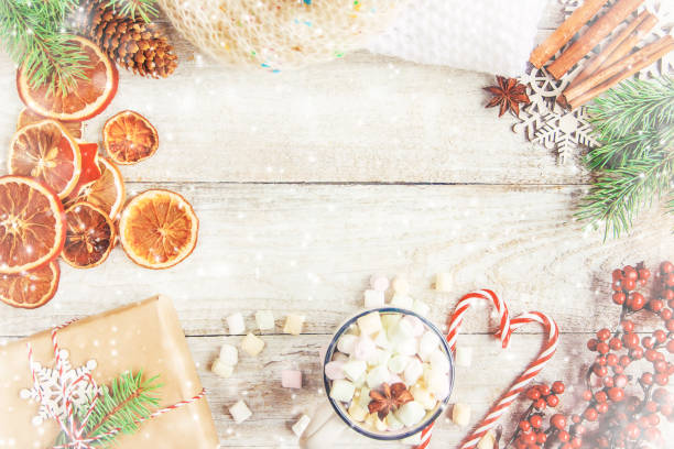 istock Christmas background. happy New Year. Selective focus 1071085084