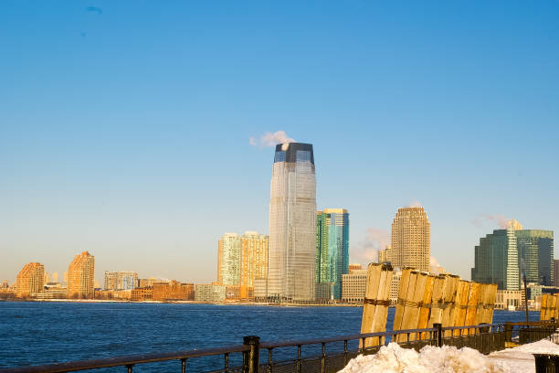 Manhattan skyline from the Liberty Ferry towards Wall Street.