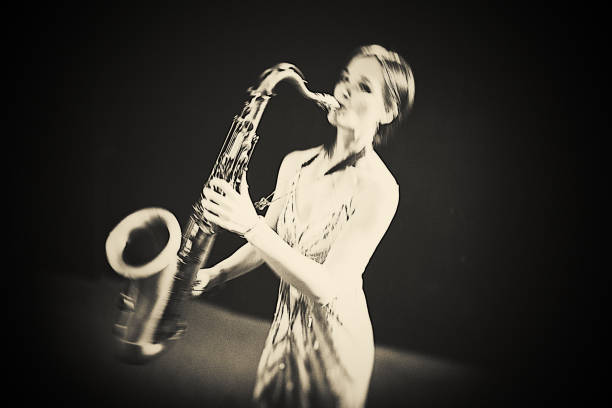 Vintage, Saxophone, Player