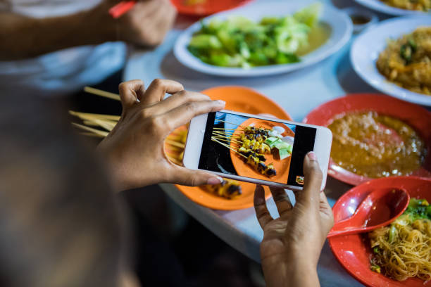 istock Photographing a meal with a smart phone 1071102096