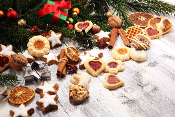 istock Baking christmas cookies. Typical cinnamon stars bakery for xmas with ingredients. 1071106044