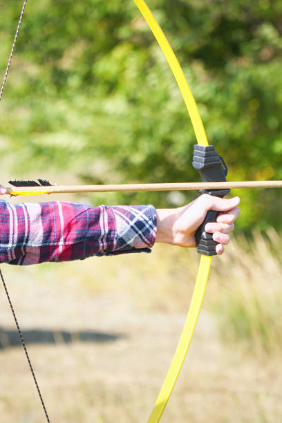 istock Hand holds archery and arrow 1071112968