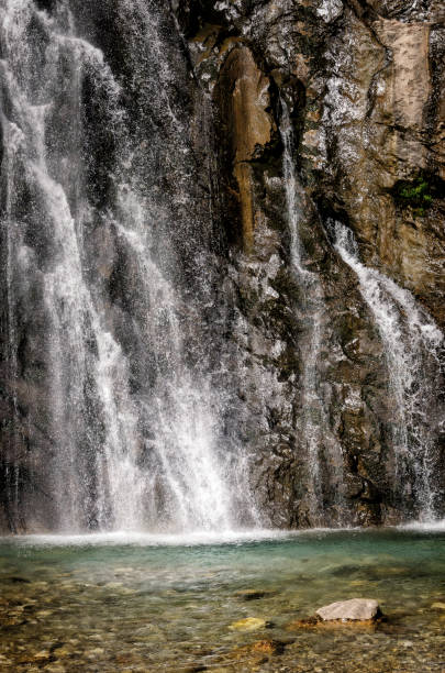 istock Waterfall in the Caucasus Mountains 1071118560