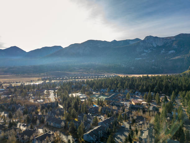istock Drone view of Mammoth Lake 1071118788