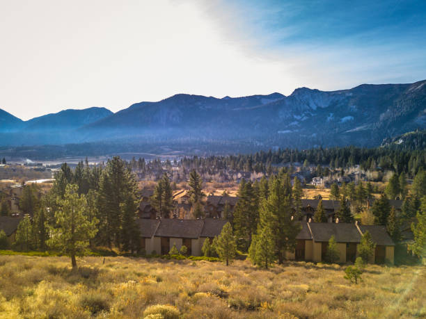 istock Drone view of Mammoth Lake 1071118804