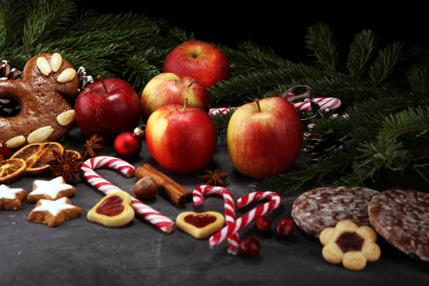 istock cookies, nuts and apples a christmas bakery concept 1071135254