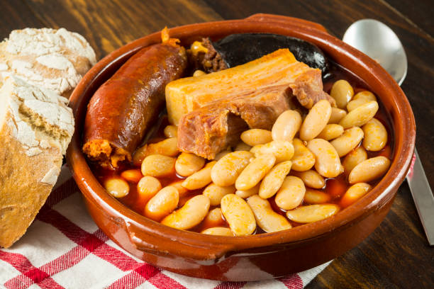 istock Typical Spanish cuisine, Fabada Asturiana 1071135996