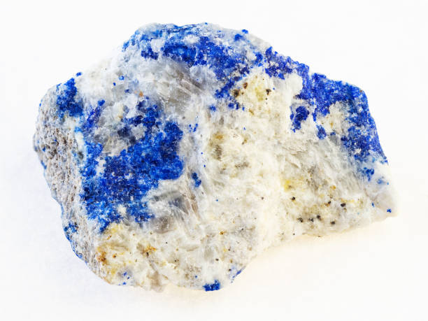 istock sample of lazurite (lapis lazuli) stone on white 1071136226