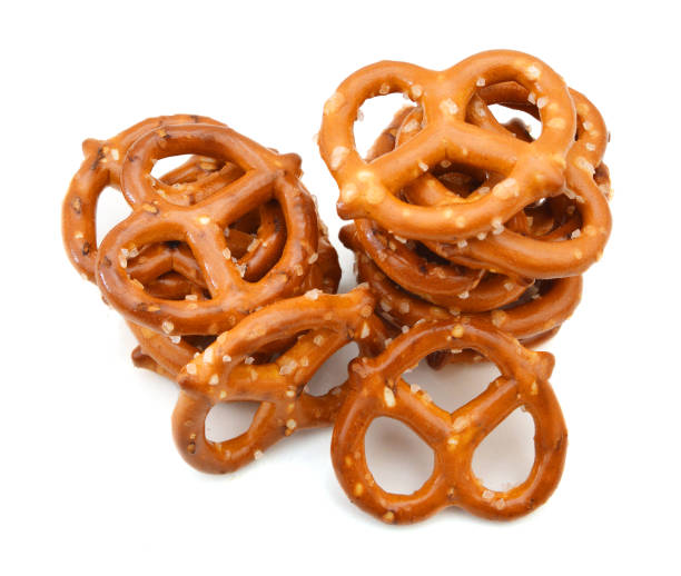 istock Pretzels Isolated on a White Background 1071140330