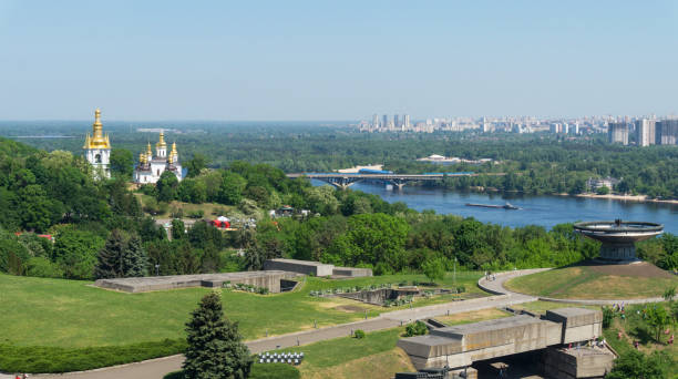 istock Kiev cityscape with high viewpoint 1071149972
