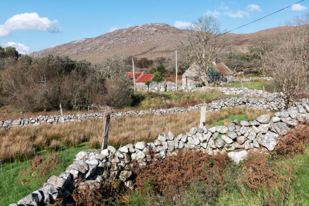 Rustic farmland in Connemara, Galway, Ireland