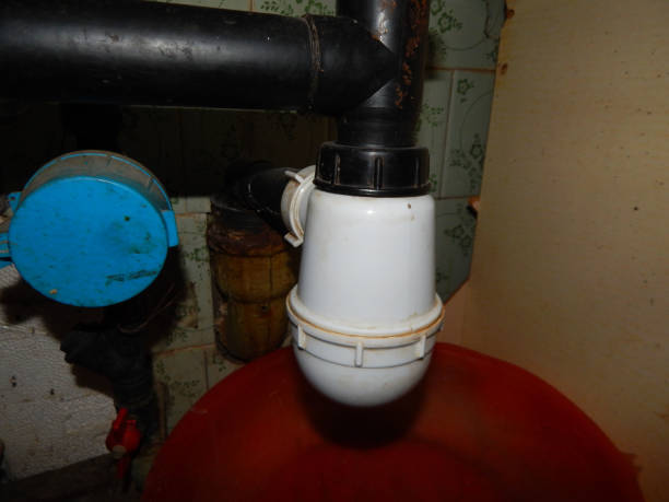 istock Sanitary unit, equipment, pipe installation of water and heating 1071153702