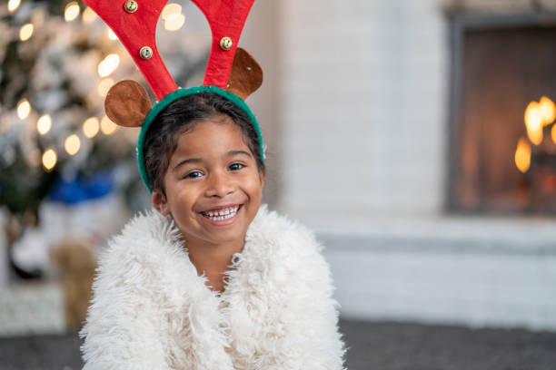 istock Girl With Antlers 1071159318