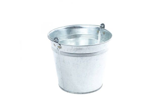 istock gray metal bucket on a white background 1071168446