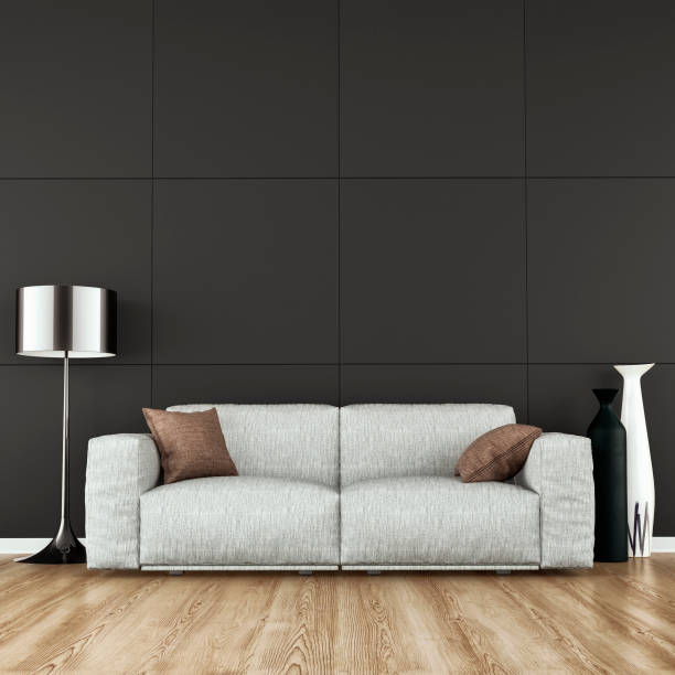 istock Living room with sofa, decoration and copy space 1071191252