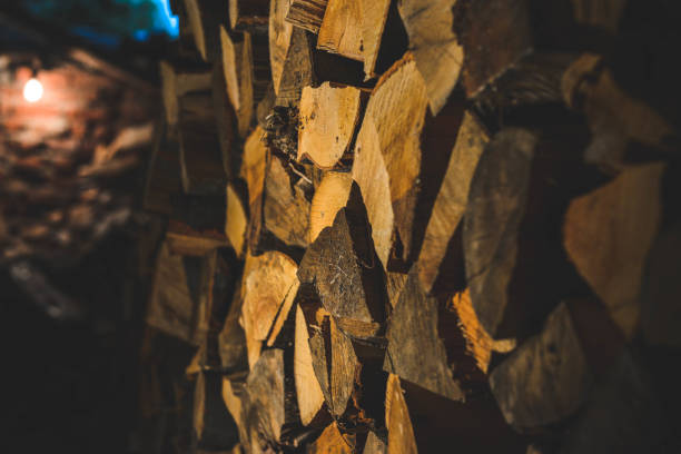 istock Firewoods stock for winter 1071202376