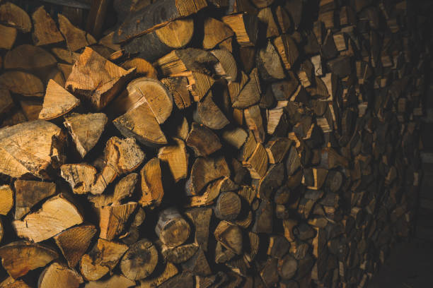 istock Firewoods stock for winter 1071202386