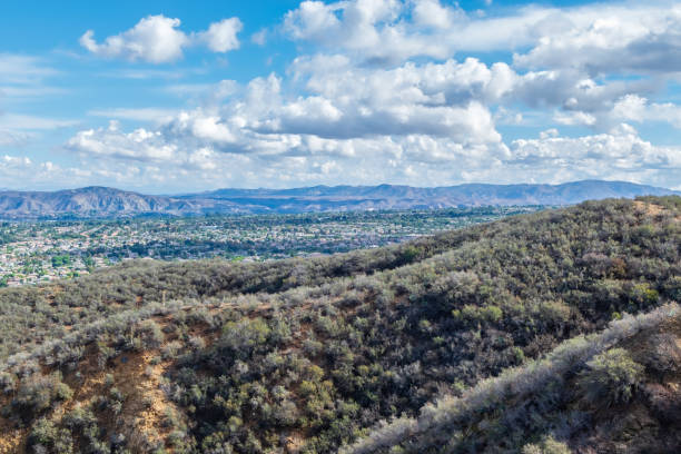 istock Foothills above city after morning rain 1071203792