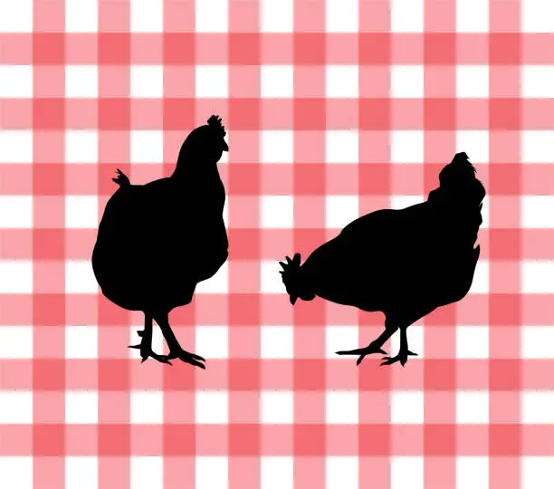 Vector illustration of Poultry Friends Picnic