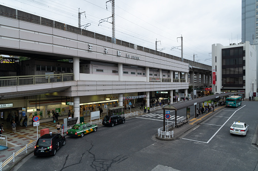 Tokyo, Japan - November 18, 2018 : Oji Station Building\n in Kita-ku,Tokyo, Japan.