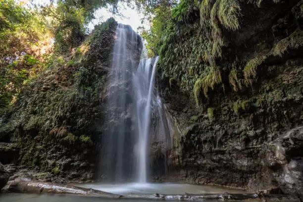Photo of Gizlikent waterfall and canyon Mugla, Fethiye, Turkey.