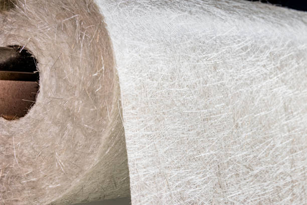Fiberglass fabric composite roll material Fiberglass fabric composite roll material FMR Industry fiberglass mat stock pictures, royalty-free photos & images