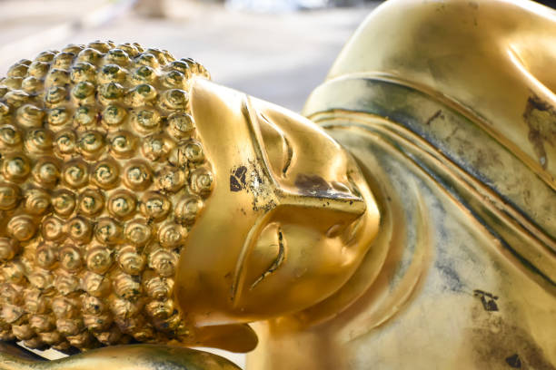 istock Face of buddha statue , Thailand. 1071233504