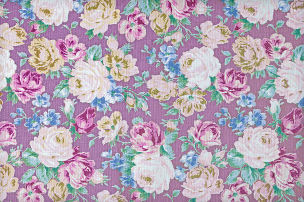 istock Rose bouquet design Seamless pattern on fabric as background 1071254182
