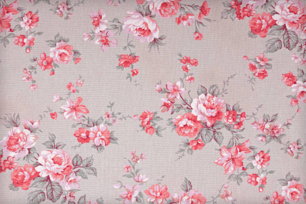 istock Rose bouquet design Seamless pattern on fabric as background 1071254498