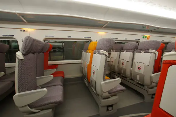 High-speed train seat