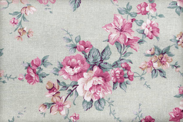 istock flower bouquet design Seamless pattern on fabric as background 1071255884