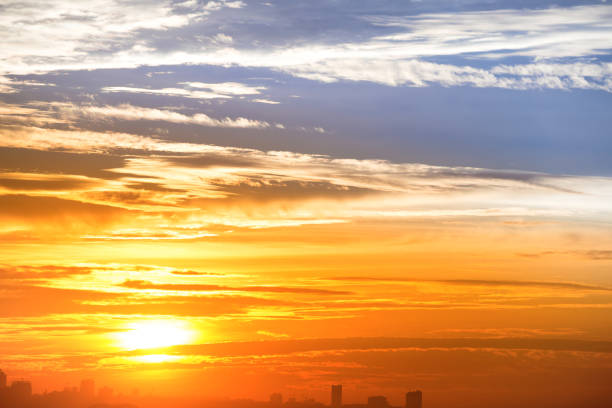 istock City skyline and dramatic sunset 1071256454
