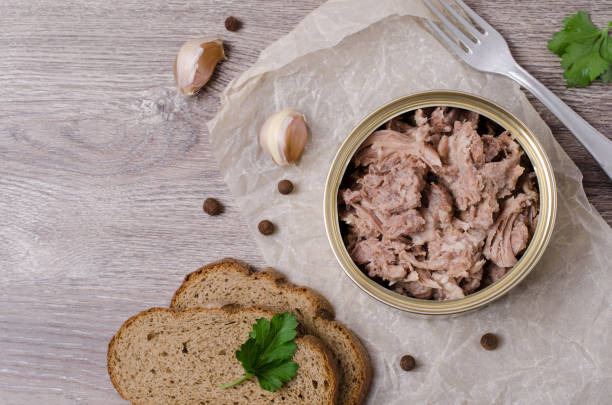 istock Canned meat fillet 1071261952