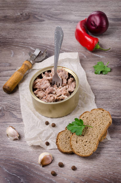 istock Canned meat fillet 1071261984