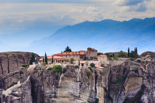 istock Monastery of the Holy Trinity i in Meteora, Greece 1071266352