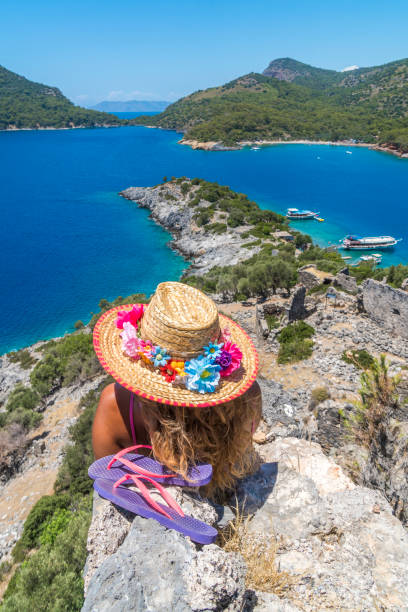 istock Woman traveler is having break. 1071271336