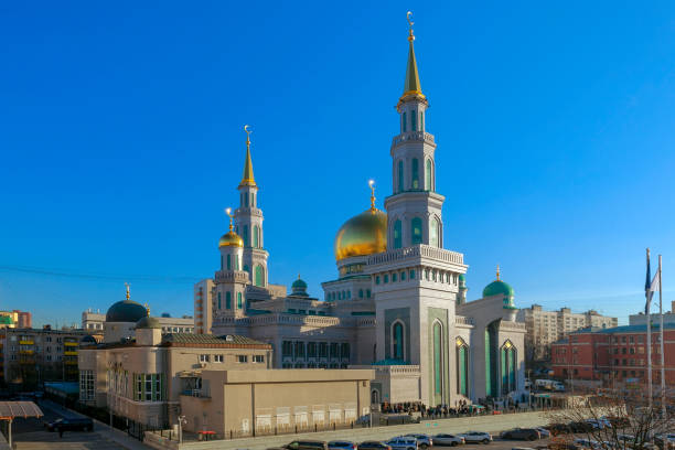 istock The Moscow Cathedral Mosque. Architecture, islam. 1071279024