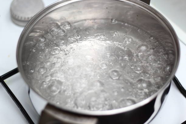 istock Boiling water in Sauce Pot 1071280440