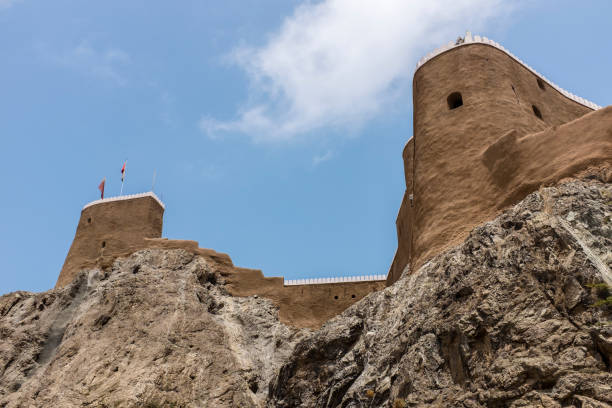 al mirani fort in muscat, oman - al mirani imagens e fotografias de stock