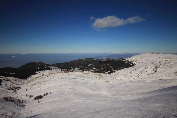 istock Ski tourism and nature in Uludag 1071293248