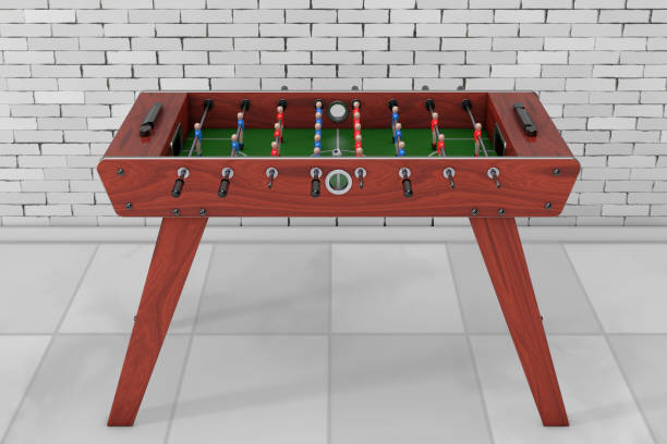 istock Soccer Table Football Game. 3d Rendering 1071293454