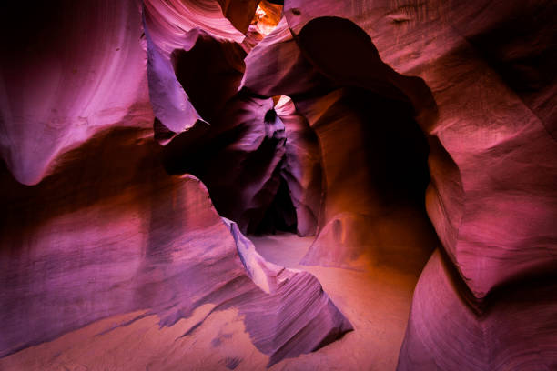 istock beautiful shapes at antelope canyon 1071305664