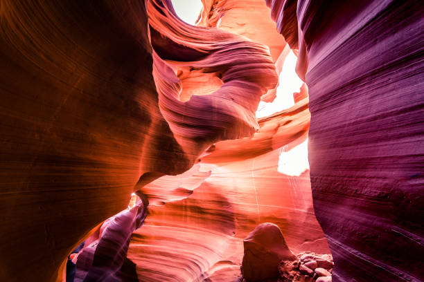 istock beautiful shapes at antelope canyon 1071305700