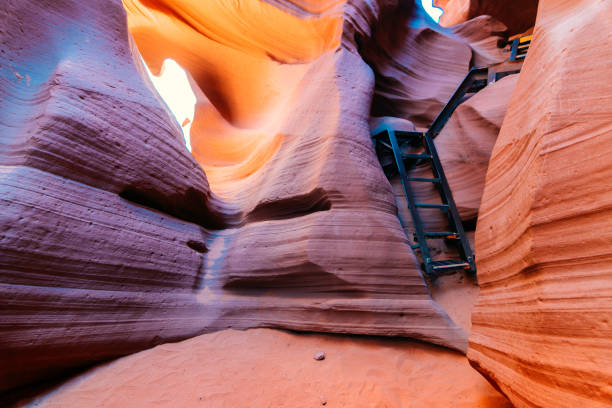 istock beautiful shapes at antelope canyon 1071305710