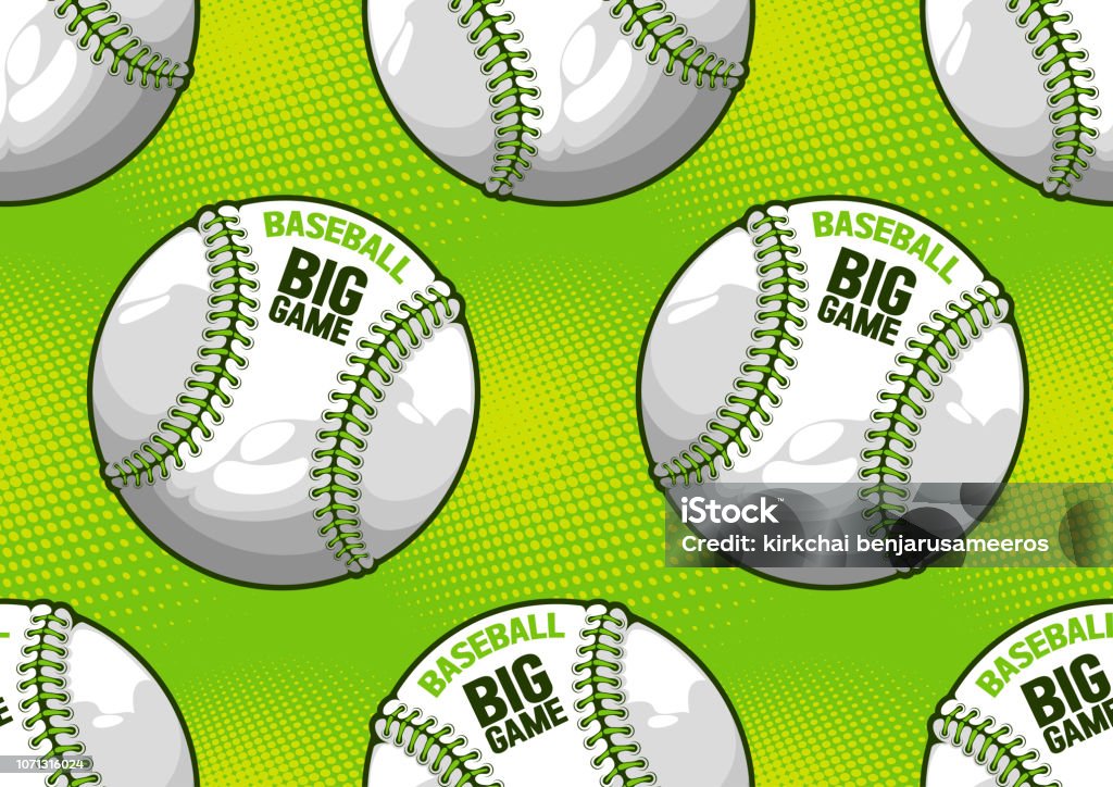 baseball seamless pattern 64 baseball seamless pattern, vector illustration file. Baseball Diamond stock vector