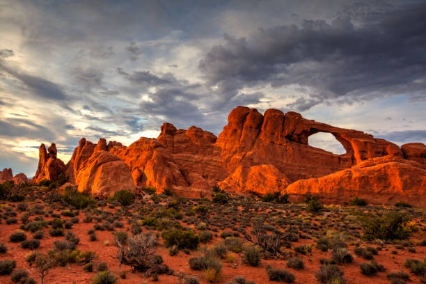 istock Sunset in Arches National Park, Moab,Utah,USA. 1071317710