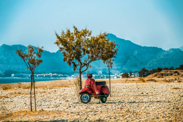 Photo was made during a walk on coast of Rhodes Island