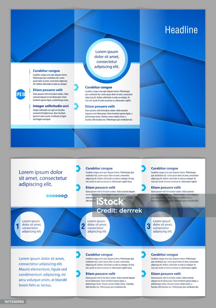 Example For Leaflet Leaflet Design Example Stock Illustration - Download Image Now ...
