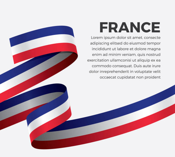 France flag background France, country, flag, culture, background, vector rhone alpes stock illustrations