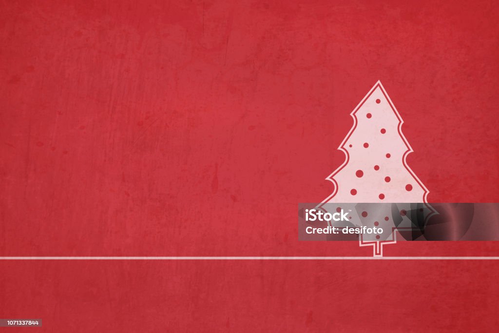 Rose pink colored dotted underlined Xmas tree over maroon red colored rippled effect gradient grunge vector Christmas background. Illustration Rose pink colored dotted underlined Xmas tree over maroon red colored rippled effect gradient grunge vector Christmas background. The tree has small bubbles shaped circles in maroonish red all over. Also, the tree is bordered in two strokes, reddish maroon and pink. The tree is towards the right in the frame and is underlined in pink color. Can be used as Xmas background, celebration and Christmas/ New Year wallpaper. Copy space. No text. No people. Plain. Velvety texture. Abstract stock vector